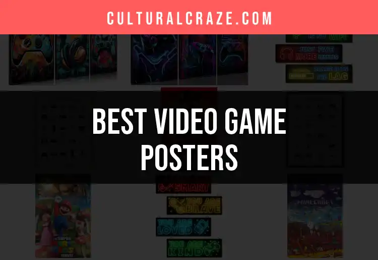 Top 10 Video Game Posters to Elevate Your Space featured